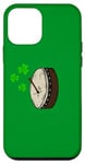 Coque pour iPhone 12 mini Bodhran St Patrick's Day Batteur Musicien irlandais