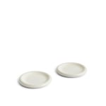 HAY - Barro Plate, Set of 2 Ø18 Off-White - Asjetter - Pereira Office - Hvit