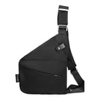 2024 Ny Wander Anti Theft Resväska Sling Bag Resväska-WELLNGS Black