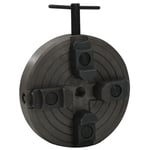 vidaXL 4-backs svarvchuck med M18-koppling stål svart 150x63 mm 147833