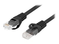 Lanberg Pcu6-10Cu - Patch-Kabel - Rj-45 (Hane) Till Rj-45 (Hane) - 25 Cm - 5.4 Mm - Utp - Cat 6 - Formpressad, Hakfri, Halogenfri - Svart - För P/N: Pps6-0024-S, Pps6-1024-S, Ppu6-1024-B, Ppu6-1024-S, Ppu6-9012-B, Ppu6-9012-S