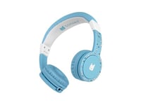 tonies Casque Audio réglable et Pliable pour Enfants avec limiteur de Volume, Casque Supra-auriculaire avec câble et Bandeaux rembourrés, Bleu Clair