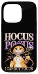 iPhone 13 Pro Hocus Pocus I Cannot Focus Funny Cat Design Case