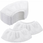 Alovez - 8 pcs Bonnettes Microfibre pour Kärcher, Chiffons pour Buse à Main Accessoire pour Nettoyeurs Vapeur sc 1, 2, 3, 4, 5