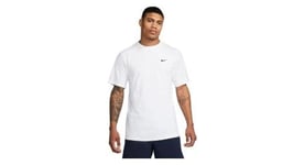 Maillot manches courtes nike dri fit uv hyverse blanc homme