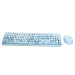 2.4Ghz Wireless 104 Key Keyboard And Mouse Set Office Desktop Cute Keyboa DTS UK