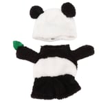 Panda Pet Halloween -asu Pehmeä, hieno design koiran jouluasu ja lippalakki pienille ja keskikokoisille koirilleM