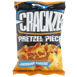 Crackzel Pretzel Pieces Cheddar Cheese 85g (BF: 2025-01-23)