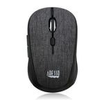 Adesso iMouse S80B Wireless Optical Fabric Mini Mouse - Black