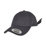 Flexfit Satin Bow Dad Cap - keps - Dark grey - One Size