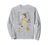 Disney Beauty And The Beast Characters Sketched Sweatshirt