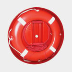 Lalizas Livboj Lifebuoy Ring SOLAS with Case, Ø72/44 cm, röd, 2.5 kg + 30 meter flytlina förvaringsbox