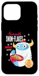 Coque pour iPhone 16 Pro Max Cute Abominable Yeti. Bigfoot hide and seek on Snow, Flake