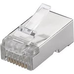 RJ45-kontakt, CAT 6 STP, 10-pack