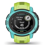 Garmin Instinct 2S SOLAR SURF, Smaller Rugged Surf Smartwatch with Tide Data, Dedicated Surfing Activity Features and Solar Charging, Waikiki