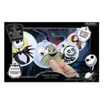 Nightmare Before Christmas String Lights - Officially Licensed Disney Fairy Lights with Glow In The Dark Jack Skellington Stickers, Spooky Bedroom Decor | Paladone