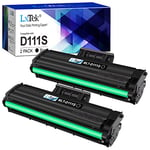 LxTek D111L Compatible Toner Cartridge Replacement for Samsung D111S MLT-D111S for Xpress M2026W M2026 M2070W M2070 SL-M2026 SL-M2070 SL-M2026W SL-M2070W SL-M2070FW M2020 M2020W M2022W (Black, 2-Pack)