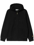 Carhartt WIP Chase Hooded Jacket - Black Colour: Black, Size: Small