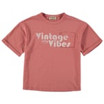 Tocoto Vintage T-shirt Med Tryck Rosa | Rosa | 8 years