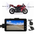 1080P Motorcycle Driving Recoeder Dual Driving Recording Camera Front And Re REL