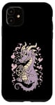 Coque pour iPhone 11 Dragon violet avec pentagramme - occulte