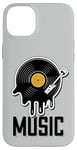 Coque pour iPhone 14 Plus Musique Disque Vinyle Tenue Rétro Pour Musiciens Et Concerts