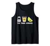 The Three Amigos Salt Drink Lime Cinco de Mayo Taco Tuesday Tank Top