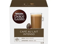 Nescafé Dolce Gusto Café Au Lait Intenso, Kaffekapsel, Cafe Au Lait, Dolce Gusto, 16 Koppar, Flerfärgad, Nescafé