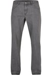 Urban Classics Men's Open Edge Loose Fit Jeans Pants, Midgrey, 42