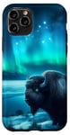 iPhone 11 Pro American Bison Under Starry Sky Starry Night Lovers Case