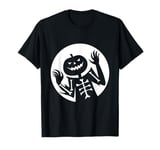 Skeleton Jack O Lantern Funny Halloween Spooky Shadow T-Shirt