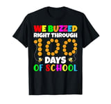 Bee Teacher Kids We Buzzed Right Through 100 Days Of School T-Shirt