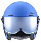 uvex Rocket Jr Visor - Ski Helmet for Children - with Visor - Individual Size Ad