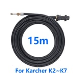 Tuyau de vidange d'égout pour nettoyeur haute pression Karcher,livres d'eau,K1,K2,K3,K4,K5,K6,K7,6m,10m,15m,20 m x 2320psi,160bar - Type M9-15