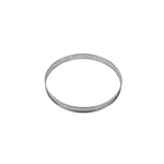 Gobel 824950 Cercle à Tarte Inox bords roulés 20 cm, Silver