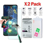 X2 Pack Tempered Glass Screen Protector Cover Lg V50 Thinq 5g