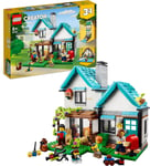 LEGO 31139 Creator 3 in 1 Cosy House Toy Set, Model Building Kit with 3...