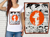 T-Shirt Blanc Femme Collection Manga Dragon Ball Z 430