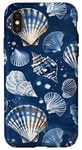 Coque pour iPhone X/XS Bleu Vintage Tropical Coastal Petite-fille - Tendance