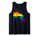 Rugby Gay Pride LGBTQ Rugby Player Supporters Fans Tank Top