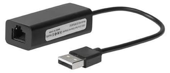 MicroConnect - USB2.0 to Ethernet, Black - Convertisseurs réseau