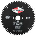 Mitsutomo Sågklinga cirkelsåg 216x30 mm 60T