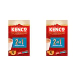 Kenco 2 in 1 Smooth White Instant Coffee Sachets 5x14g (Pack of 14, Total 35 Sachets, 490g)