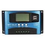 100a Mppt Solcellsladdningsregulator Dubbel Usb Lcd-display 12v 24v Automatisk Solcellspanel Laddare Regula