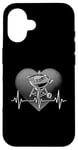 Coque pour iPhone 16 Heartbeat Barbecue pour extérieur