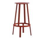 HAY - Revolver Bar Stool High - Red - Barstolar - Leon Ransmeier