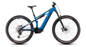 Vtt electrique tout suspendu cube stereo hybrid one44 hpc slx 800 shimano deore xt 12v 800 wh 27 5   bleu nebula 2025