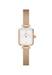 Daniel Wellington Quadro Montre 15.4x18.2 316L Stainless Steel with Pvd Plated Rose Gold Rose Gold