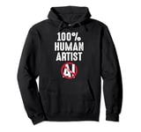 100% Human Artist Pullover Hoodie