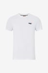 Superdry - T-shirt Essential Contrast Emb - Vit